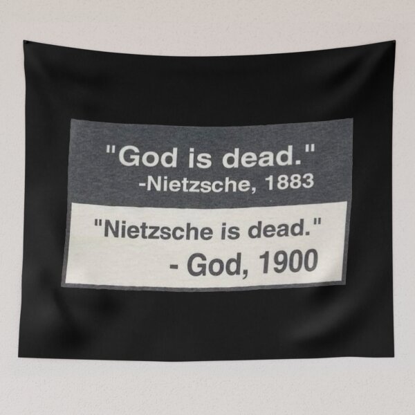 Item preview, nietzsche vs god designed and sold by ccheckcheckk.