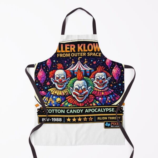 Artikelvorschau, Killer Klowns from Outer Space - Pixel Invasions Badge entworfen und verkauft von Xeiboo.