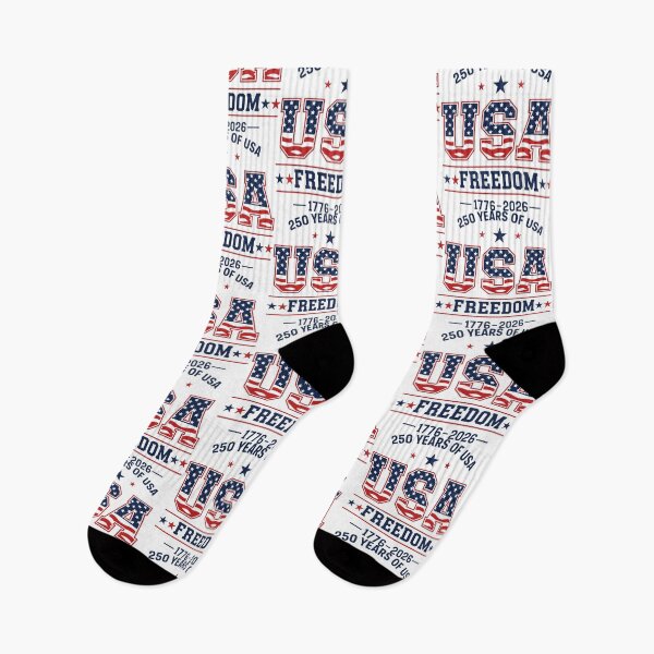 Item preview, USA Freedom 250 Years 1776–2026 – Patriotic American Anniversary Typography Design designed and sold by Polarisofficial.