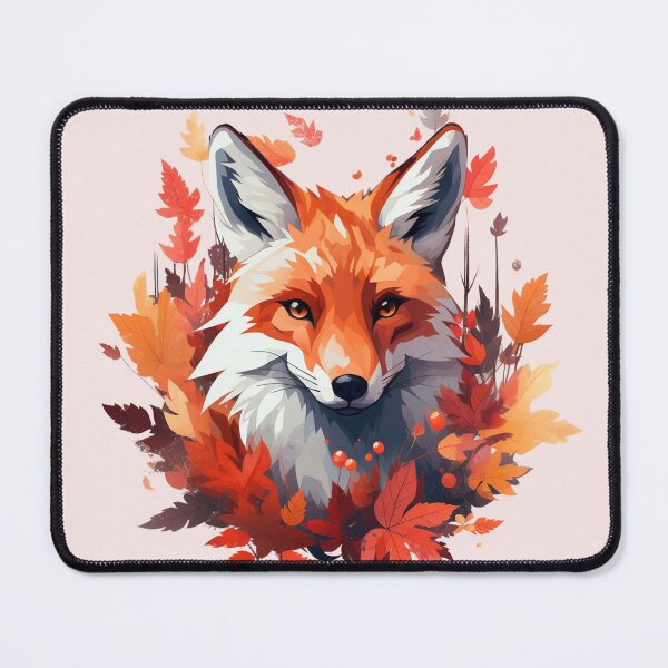 Aperçu de l'œuvre Renard d’Automne – Harmonie Dorée créée et vendue par CreatureAnimals.