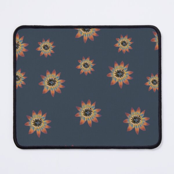 Item preview, Golden Starflowers on Deep Blue designed and sold by phatlizzardart.