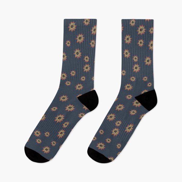 Item preview, Golden Starflowers on Deep Blue designed and sold by phatlizzardart.