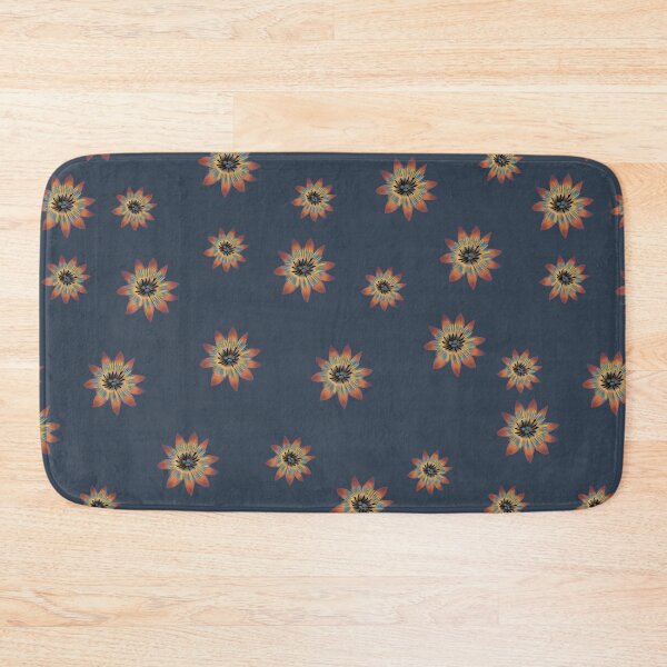 Item preview, Golden Starflowers on Deep Blue designed and sold by phatlizzardart.
