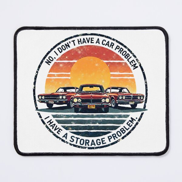 Item preview, Funny Car Collector Storage Problem Retro Badge Design designed and sold by LunaMagicStudio.