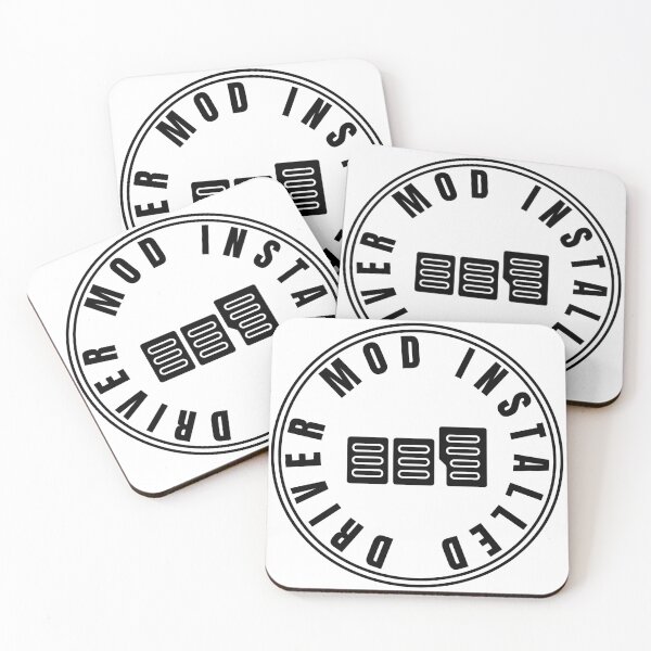 Item preview, Driver Mod Installed Sticker – Car Enthusiast Decal designed and sold by gwandi.