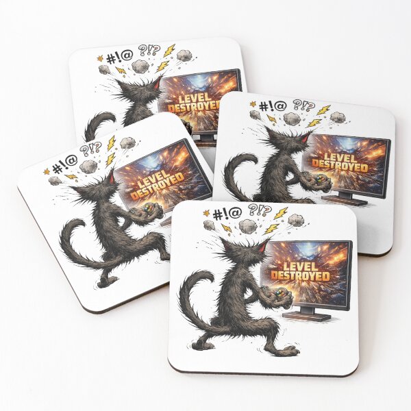 Item preview, Crazy Cat Rage Mode Gamer designed and sold by Iv Hoyesska.