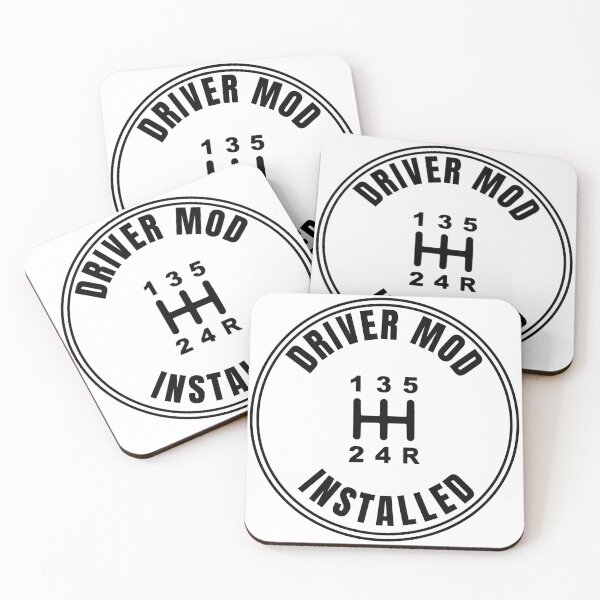 Item preview, Driver Mod Installed Sticker – Car Enthusiast Decal designed and sold by gwandi.