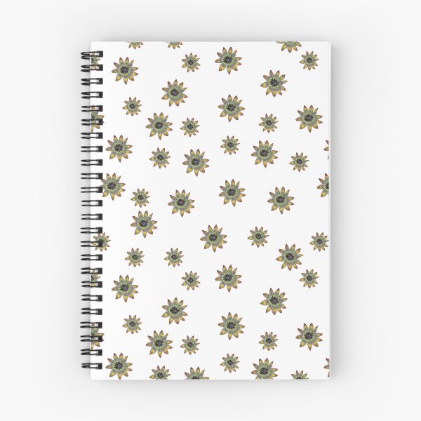 Item preview, Golden Starflowers on bright white designed and sold by phatlizzardart.
