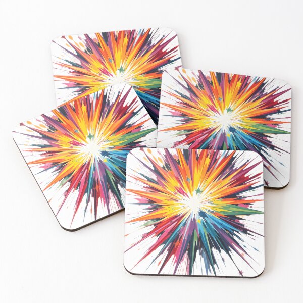 Item preview, Chromatic Explosion – Abstract Color Burst designed and sold by miletes17Studio.