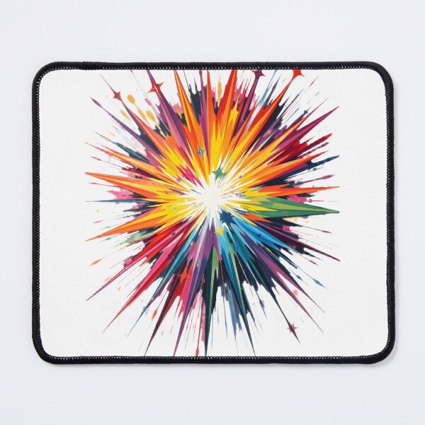 Item preview, Chromatic Explosion – Abstract Color Burst designed and sold by miletes17Studio.