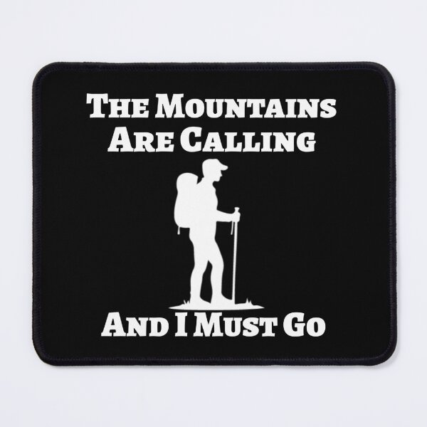 Item preview, The Mountains Are Calling - Minimalist Hiker Silhouette designed and sold by Vision Crafted.
