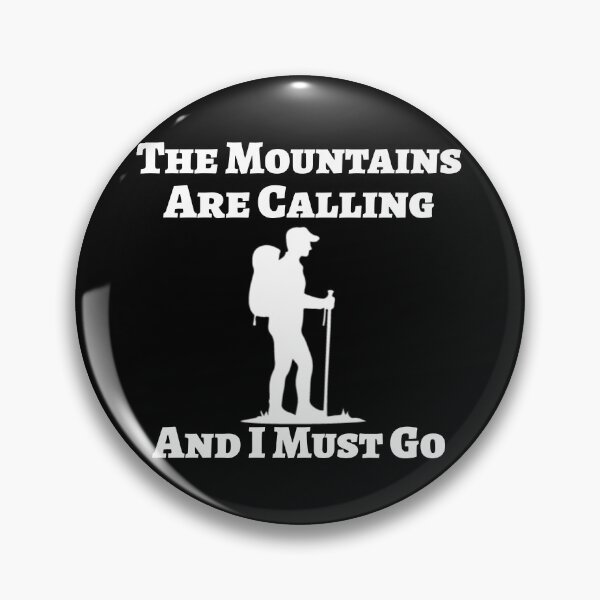 Item preview, The Mountains Are Calling - Minimalist Hiker Silhouette designed and sold by Vision Crafted.