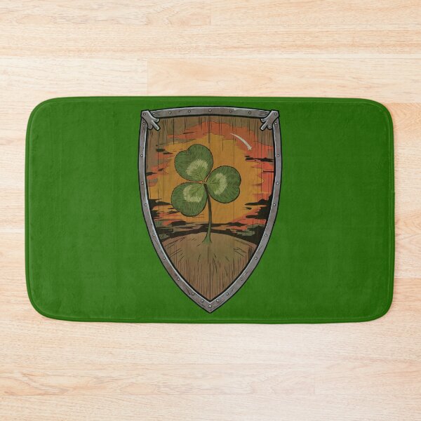 Item preview, Ser Duncan the Tall St. Patrick's Day Shield - Lucky Hedge Knight Fan Art  designed and sold by mongeekshirts.