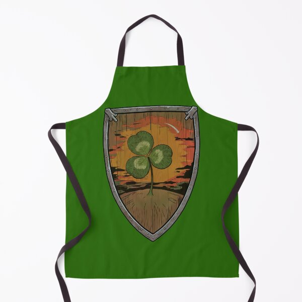 Item preview, Ser Duncan the Tall St. Patrick's Day Shield - Lucky Hedge Knight Fan Art  designed and sold by mongeekshirts.