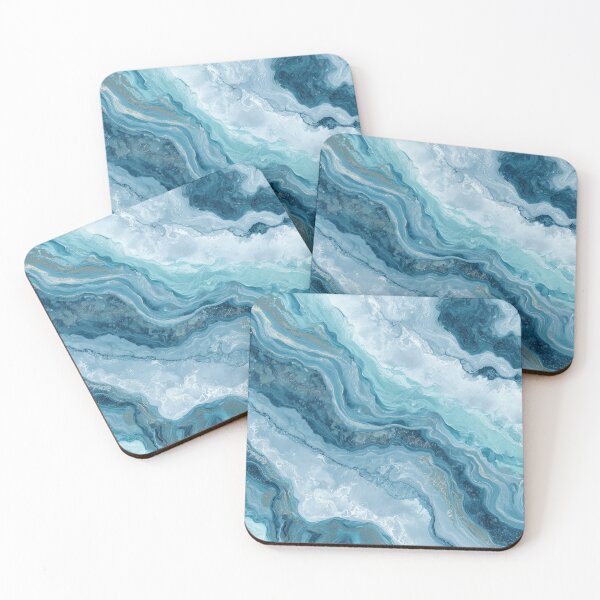 Item preview, Oceanic marble in blue designed and sold by Letteraddicted.