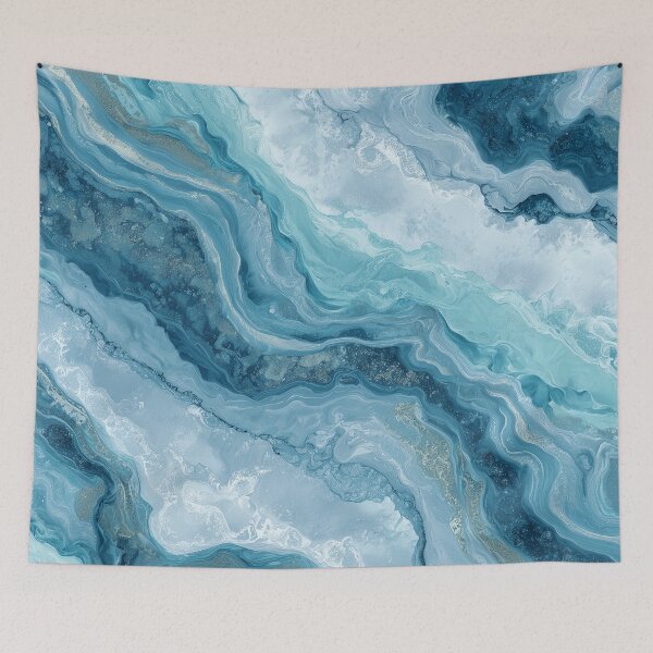 Item preview, Oceanic marble in blue designed and sold by Letteraddicted.