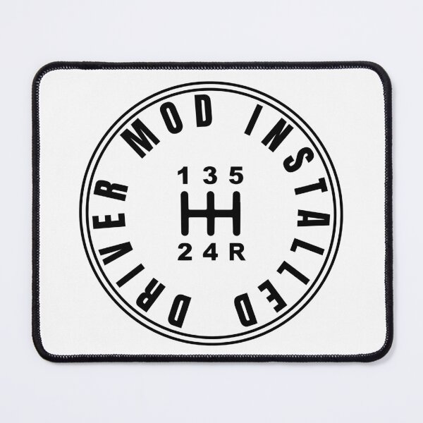 Item preview, Driver Mod Installed Sticker – Car Enthusiast Decal designed and sold by gwandi.