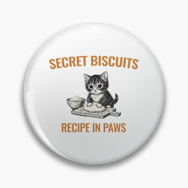 Item preview, Kitty Biscuits Vintage Bakery - Retro Cat Art designed and sold by PrintAtelier.