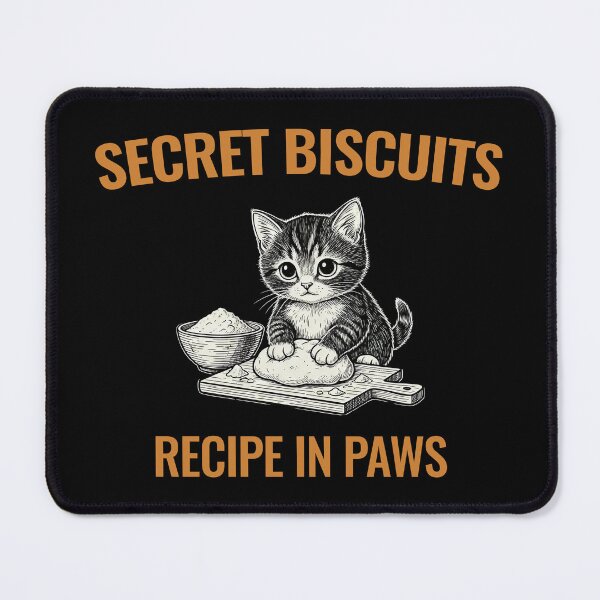 Item preview, Kitty Biscuits Vintage Bakery - Retro Cat Art designed and sold by PrintAtelier.