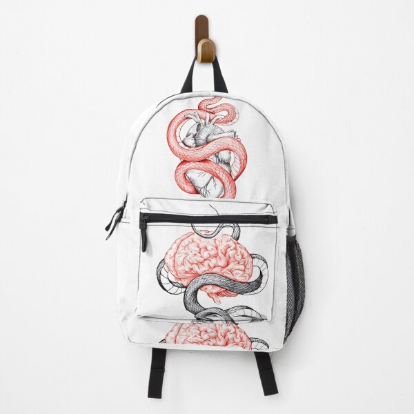 Item preview, Heart vs Brain Snake Symbol Introvert Art designed and sold by Aedition.