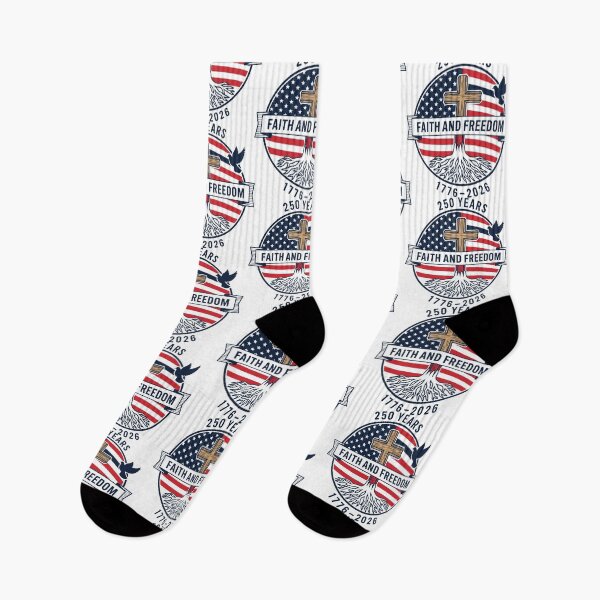 Item preview, 250 Years Faith and Freedom 1776–2026 – Patriotic Christian USA Cross Anniversary Design designed and sold by Polarisofficial.