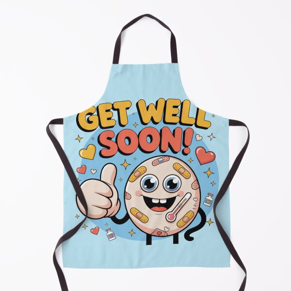 Item preview, Thumbs Up Bandaged Buddy Get Well Soon - Cheerful Cartoon Recovery designed and sold by Midnight Veil Designs.