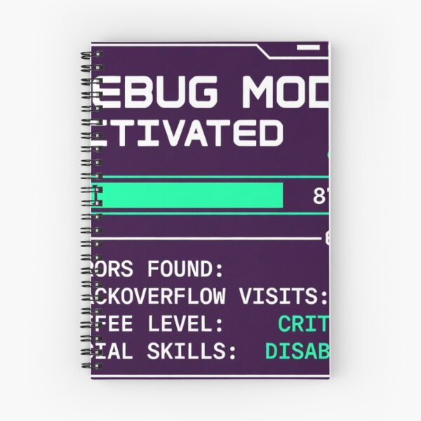 Item preview, Debug Mode Activated Programmer Humor designed and sold by S0kar.