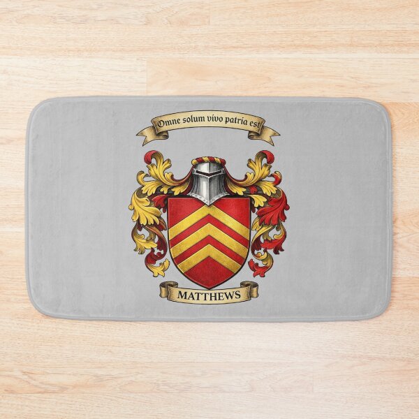 Item preview, The Matthews Family Coat of Arms designed and sold by BagTown Clans.