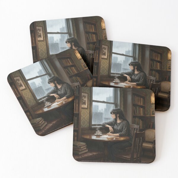 Item preview, Rainy Day Reflections in the Library designed and sold by AbstractAuraArt.