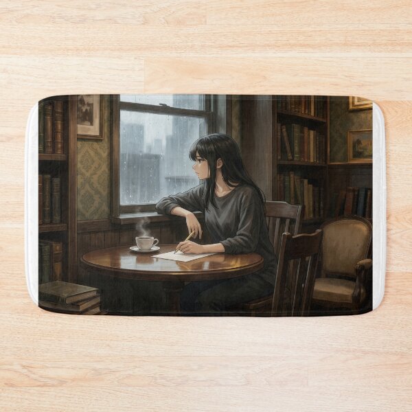 Item preview, Rainy Day Reflections in the Library designed and sold by AbstractAuraArt.