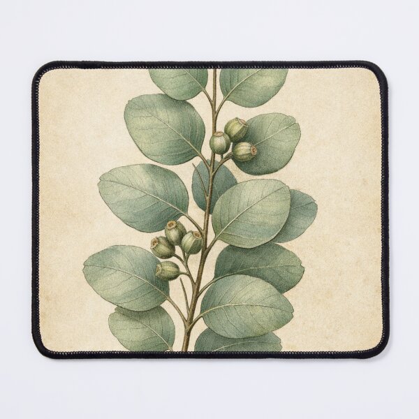 Item preview, Vintage Eucalyptus Botanical Print – Eucalyptus Globulus Wall Art designed and sold by Darlin8888.