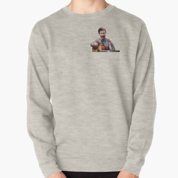 Jake Peralta screaming with guitar Pullover Sweatshirt