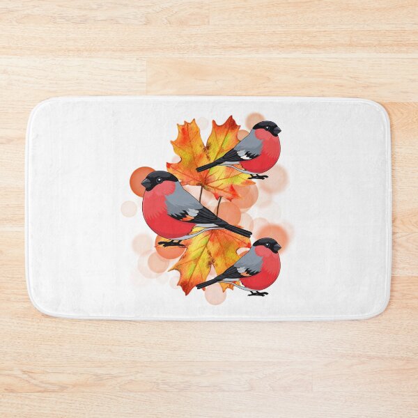 Item preview, Red and Black Birds with Leaves – Aesthetic Illustration designed and sold by iamKRUK.