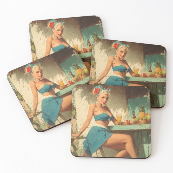 Item preview, Tropical Tiki Pinup designed and sold by paulosully.