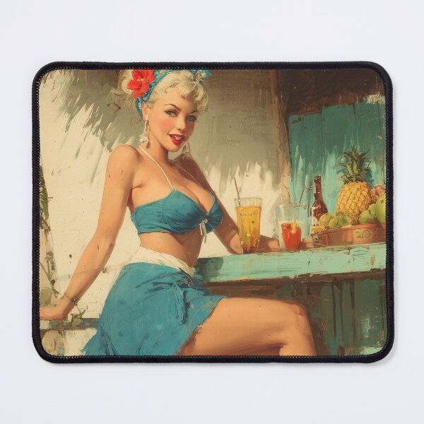 Item preview, Tropical Tiki Pinup designed and sold by paulosully.