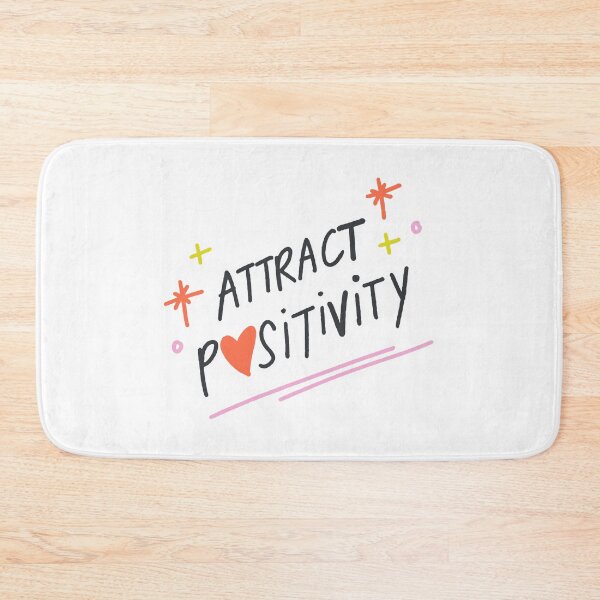 Item preview, Attract Positivity – Positive Mindset Affirmation Typography | FilzaArt designed and sold by FilzArt.