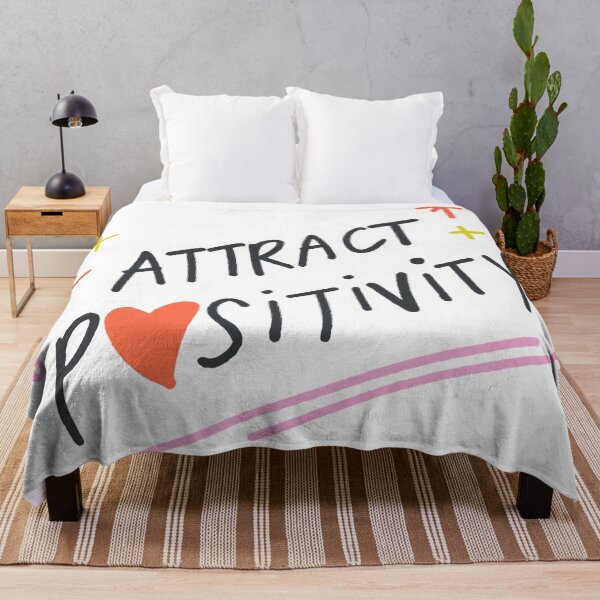 Item preview, Attract Positivity – Positive Mindset Affirmation Typography | FilzaArt designed and sold by FilzArt.