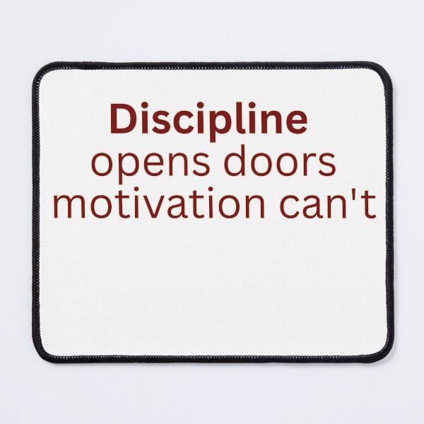 Item preview, Discipline opens doors motivation can't-discipline quote designed and sold by HustlersShop77.
