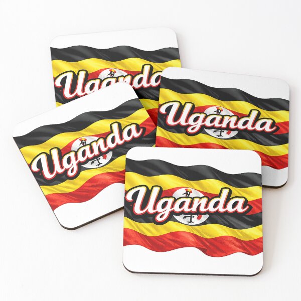 Item preview, Uganda Waving Flag Design – Ugandan Patriotic Pride Graphic designed and sold by GarnerSupplyCo.