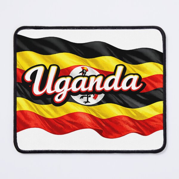 Item preview, Uganda Waving Flag Design – Ugandan Patriotic Pride Graphic designed and sold by GarnerSupplyCo.