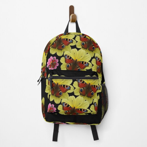Item preview, Yellow and Pink Flowers with colorful Butterfly designed and sold by pixperienz4u.