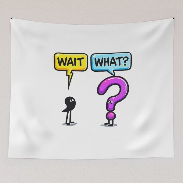 Item preview, Wait, What designed and sold by Design-Joyz.