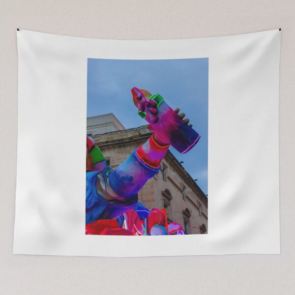 Item preview, Colorful Neon Carnival Float Sculpture With Giant Hand and Bottle at Evening Festival Parade designed and sold by Nmallia.
