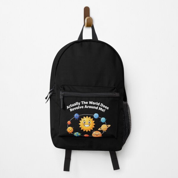 Item preview, Actually The World Does Revolve Around Me – Funny Solar System Shirt designed and sold by Uglyandcute.