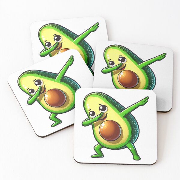 Item preview, Cute avocado cartoon character does a dab designed and sold by MWShirtDesign.