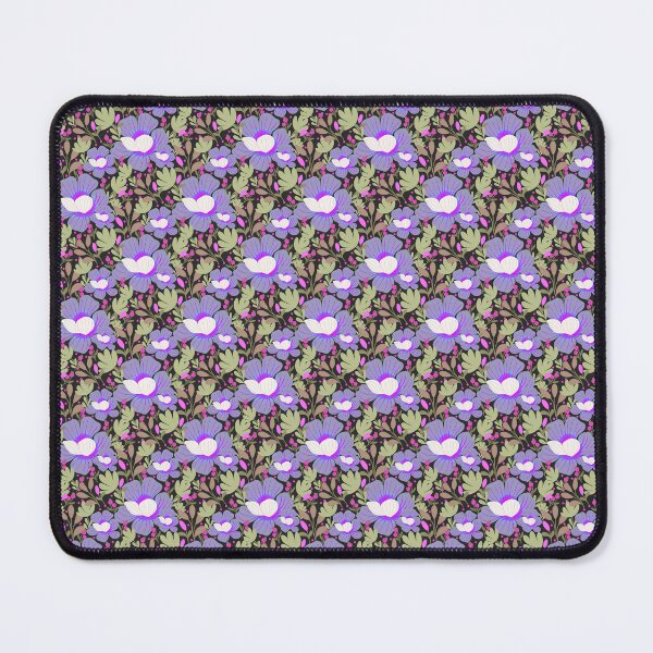 Item preview, Violet Floral Pattern with Sage Green Leaves designed and sold by Clara Fruggeri.