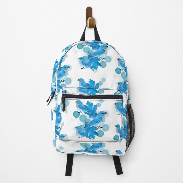 Item preview, Blue Birds with Leaves – Aesthetic Illustration designed and sold by iamKRUK.
