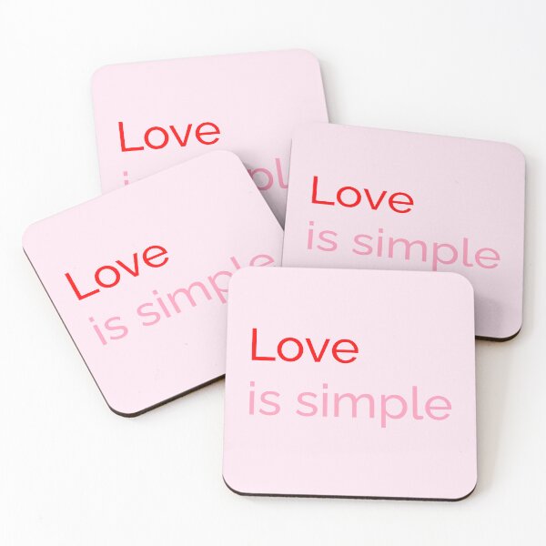 Item preview, Love is Simple – Minimalist Valentine Design designed and sold by stereonut.