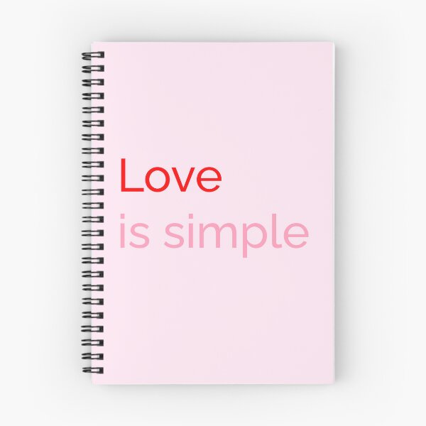 Item preview, El amor es simple: diseño minimalista de San Valentín designed and sold by stereonut.