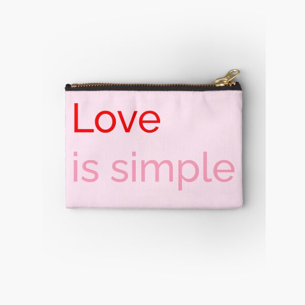 Item preview, Love is Simple – Minimalist Valentine Design designed and sold by stereonut.